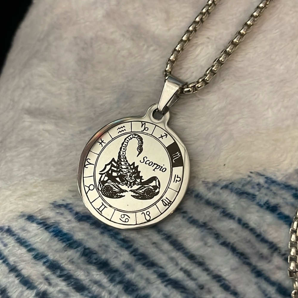 Brand new Scorpio ♏️ zodiac sign necklace